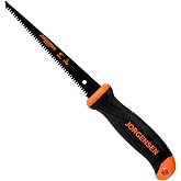 Jorgensen 6" Drywall Saw, Jab &amp; Keyhole Saw with Ergonomic Handle | Drywall Hand Saw, Triple-ground Inverted Teeth, D6A+M2 Blade, Faster Cuts, for Wallboard, Plywood &amp; Plastic