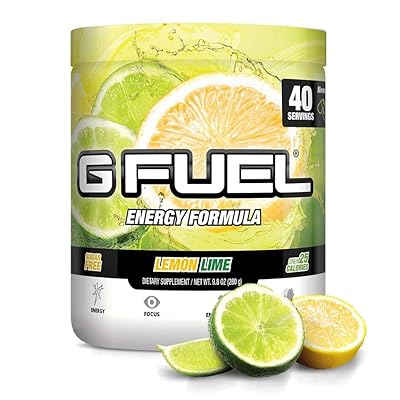 Gamma Enterprises G Fuel Nutrition Supplement, Lemon Lime, 40 Servings, 280 g