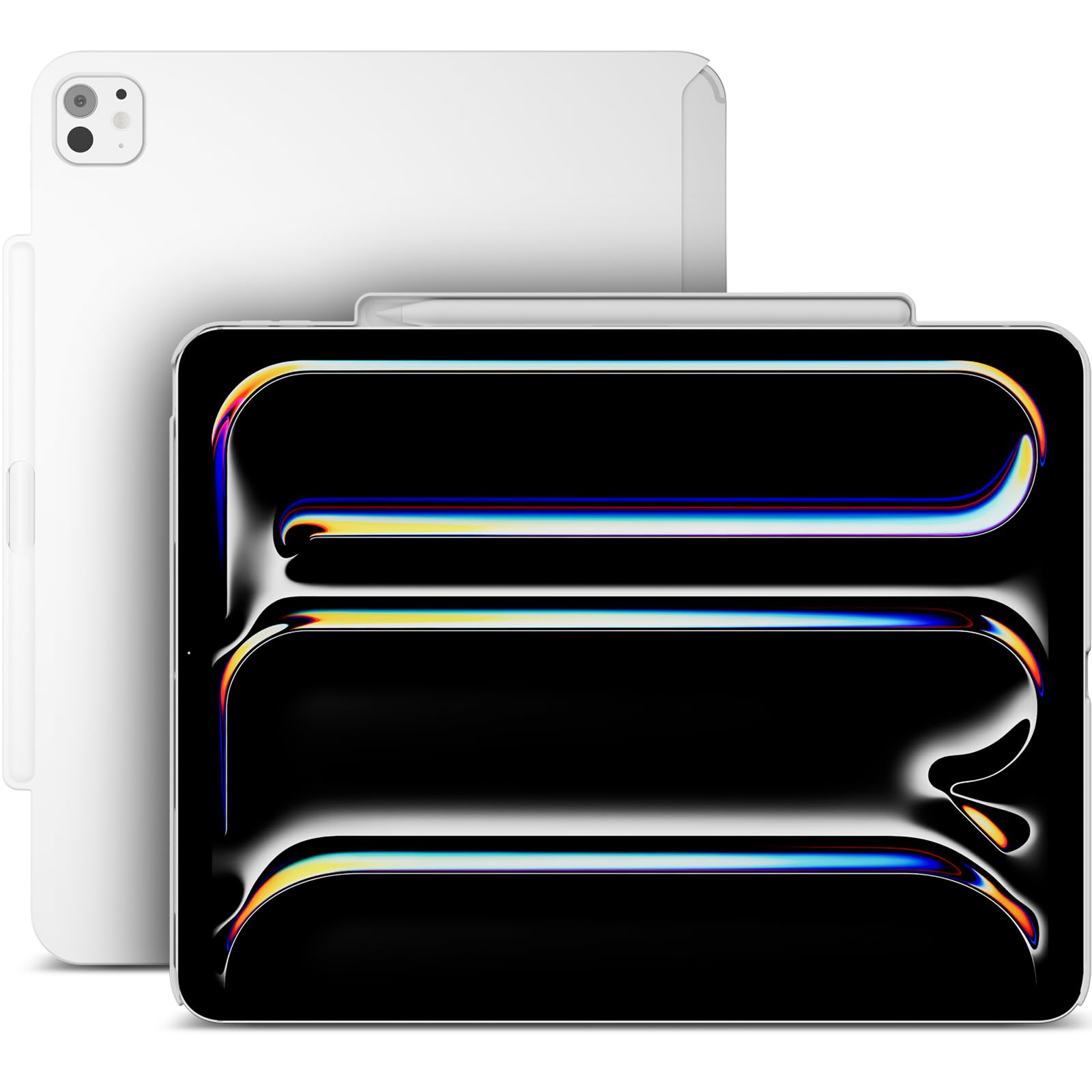 Photo 1 of SWITCHEASY CoverBuddy Lite for 2024 iPad Pro 13" - iPad Pro Case Compatible with Magic Keyboard for iPad Pro (M4), with Apple Pencil Pro Pencil Holder - White