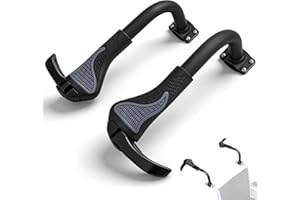YIBEICO Wheelchair Handle Extenders, High-Strength Anti-Slip Soft Rubber Grip Hand Grip Extensions for Wheelchair, Reduces Ba