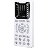 Asixxsix Portable Voice Changer, Mini Live Broadcast Voice Disguiser Portable Sound Board with Multiple Sound Effects for Phone Laptops Computer Games Recording