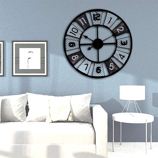 23 5 En Reloj De Pared De Metal Grande Diseno Moderno Salon