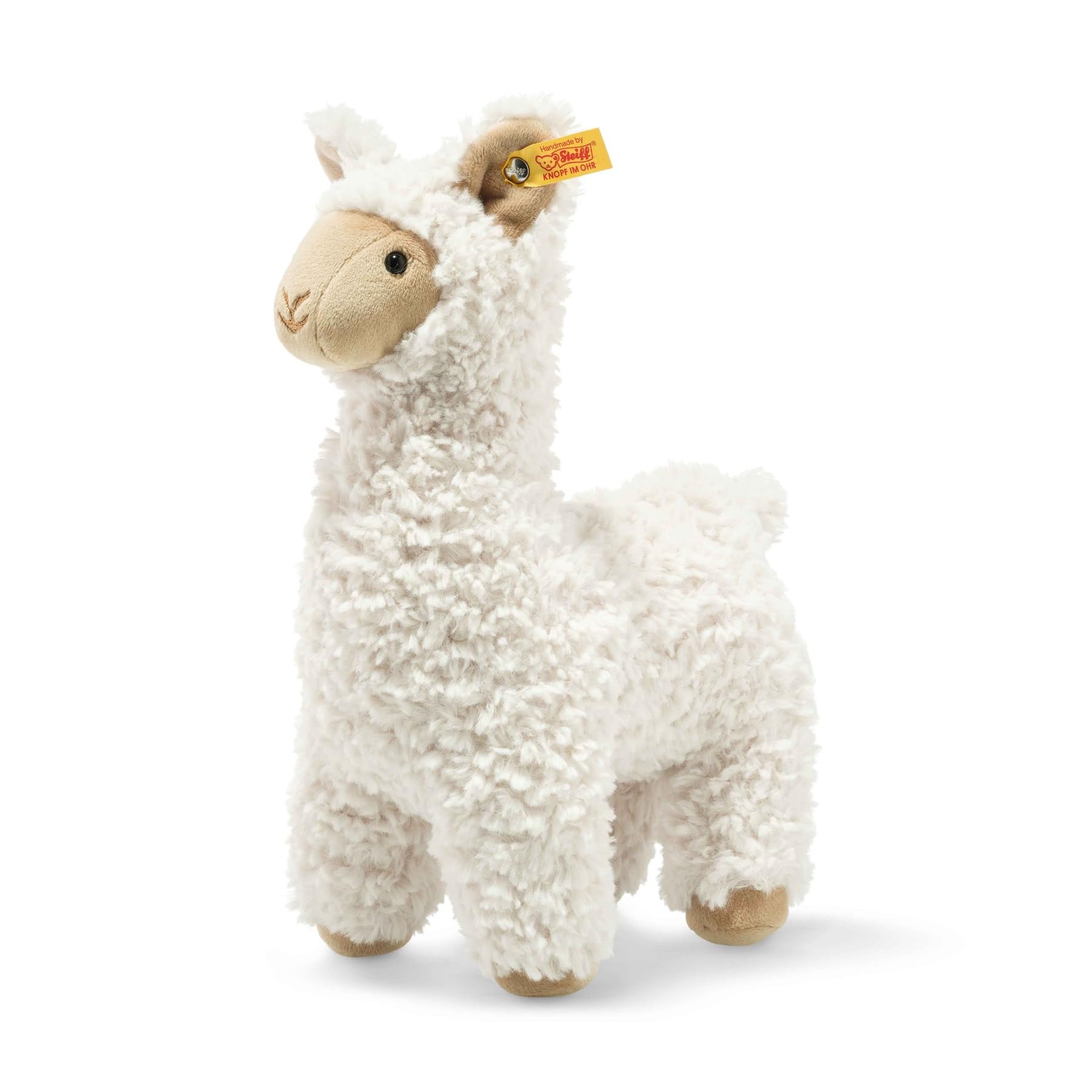 Steiff 069543 Soft Cuddly Friends Leandro llama, cream, Whisper White