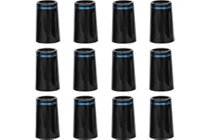 SummerHouse Golf Iron Ferruls Solid Color Black Red Blue Orange with Chrome Ring for 0.355'' Tapered 0.370'' Parallel Graphite Steel Shaft