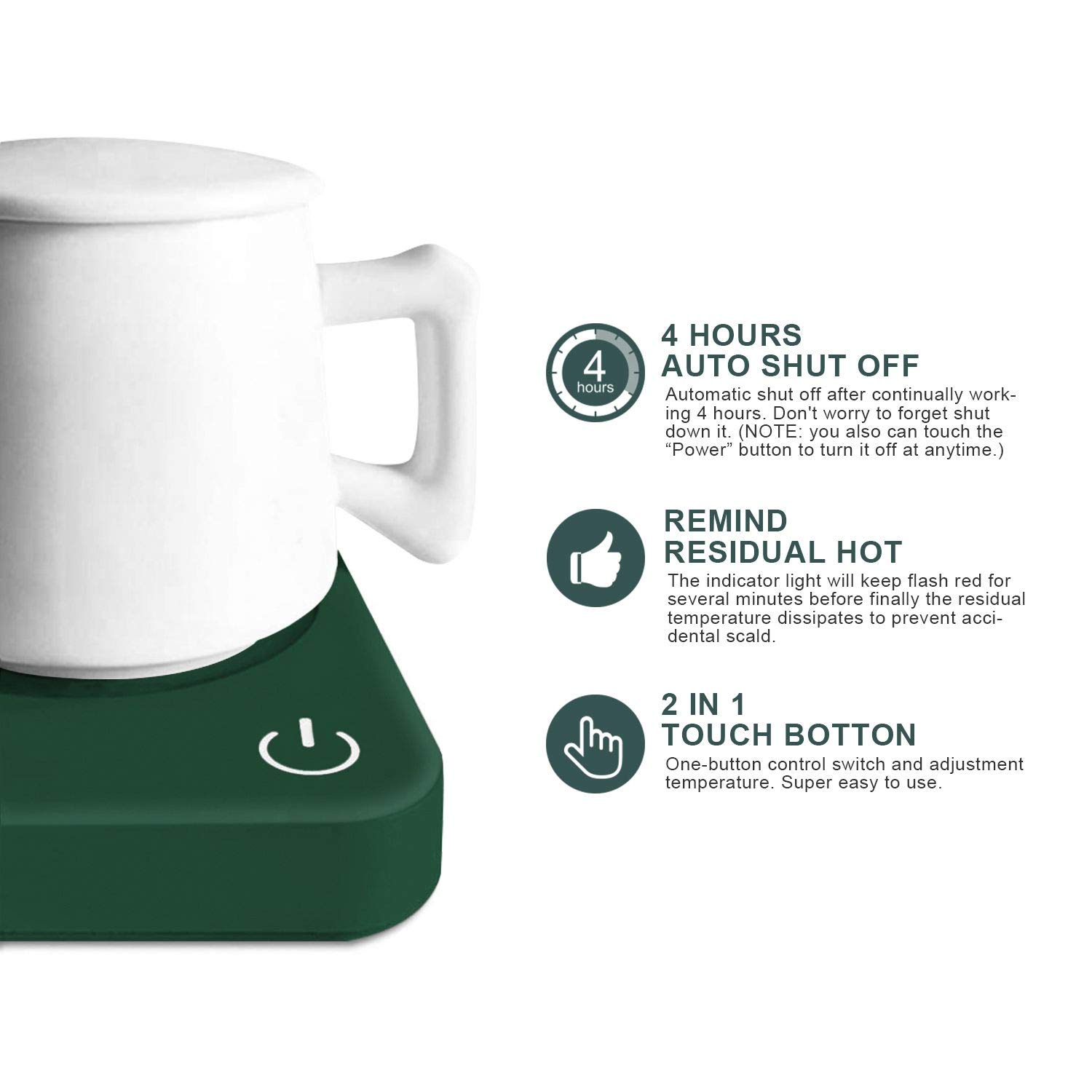 coffee mug warmer vobaga