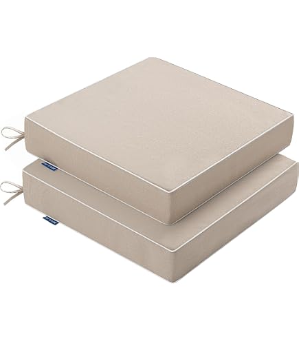 Amazon.com : Blazing Needles Outdoor 19-inch Square Chair Cushion