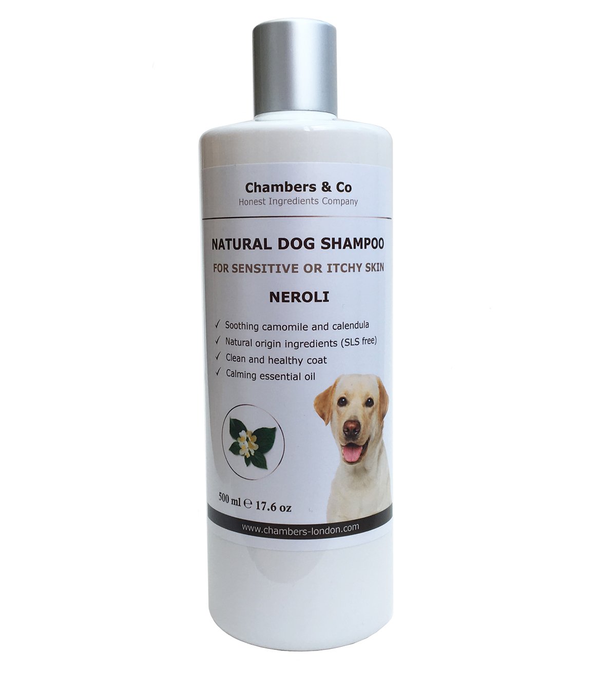 Best Natural Shampoo for Dogs with Sensitive or Itchy Skin with Essential Oils 500ml (Neroli)