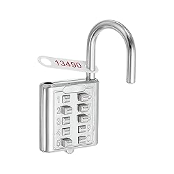 PATIKIL 10 Digit Button Combination Padlock, 5