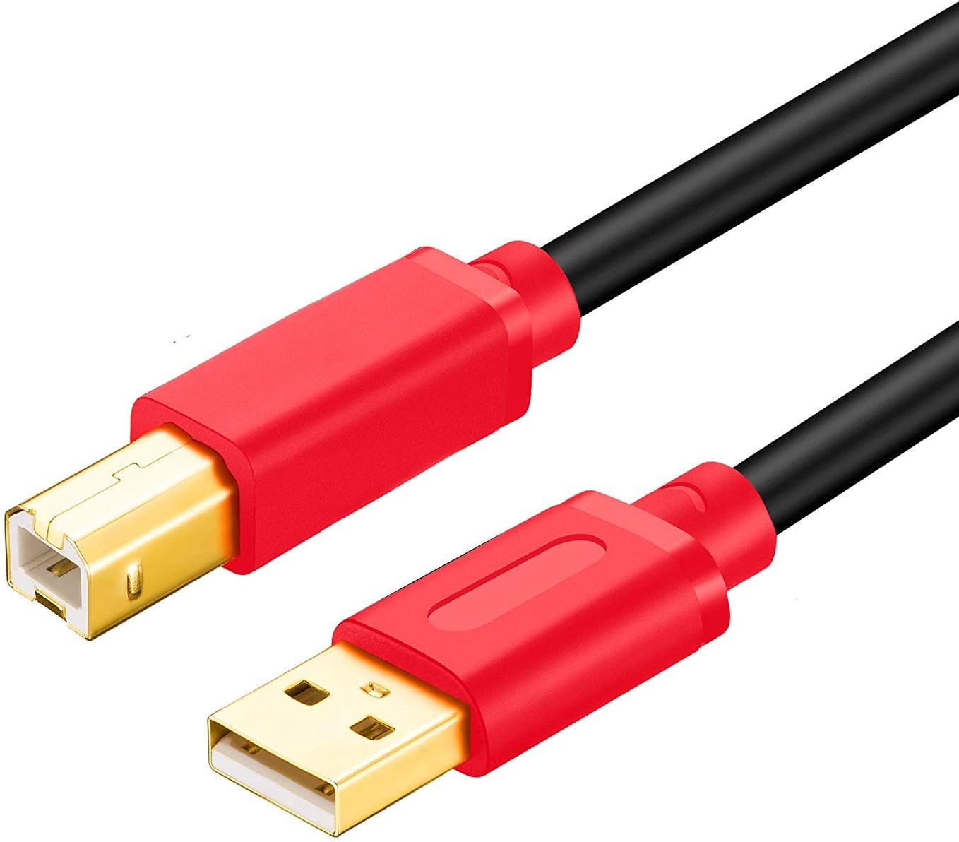 TanQY Printer Cable 3M, USB 2.0 High Speed Gold-Plated Connectors Printer Scanner Cable Cord A Male to B Male for HP Canon - Image 4