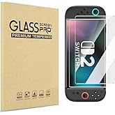LFGKMZ 2 Pack Tempered Glass Screen Protector for Nintendo Switch 2 Model 2025 8",[Military Grade Shatterproof],Ultra HD,9H Hardness,Zero Bubble