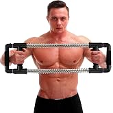 GoFitness Push Down Bar - Chest Workout Equipment for Home Gym | Upper Body Trainer for Chest, Arm, Shoulder, Back and Abs, Home Fitness Arm Exerciser