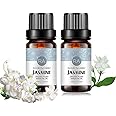2-Pack Jasmine Essential Oil 100% Pure Orangic Aroma Plant Essential Oils Set for Diffuser - 2x10ML