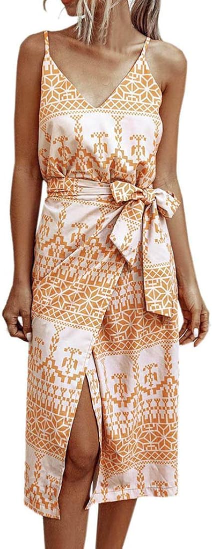 Vestido de mujer routinfly, con estampado de leopardo bohemio, largo