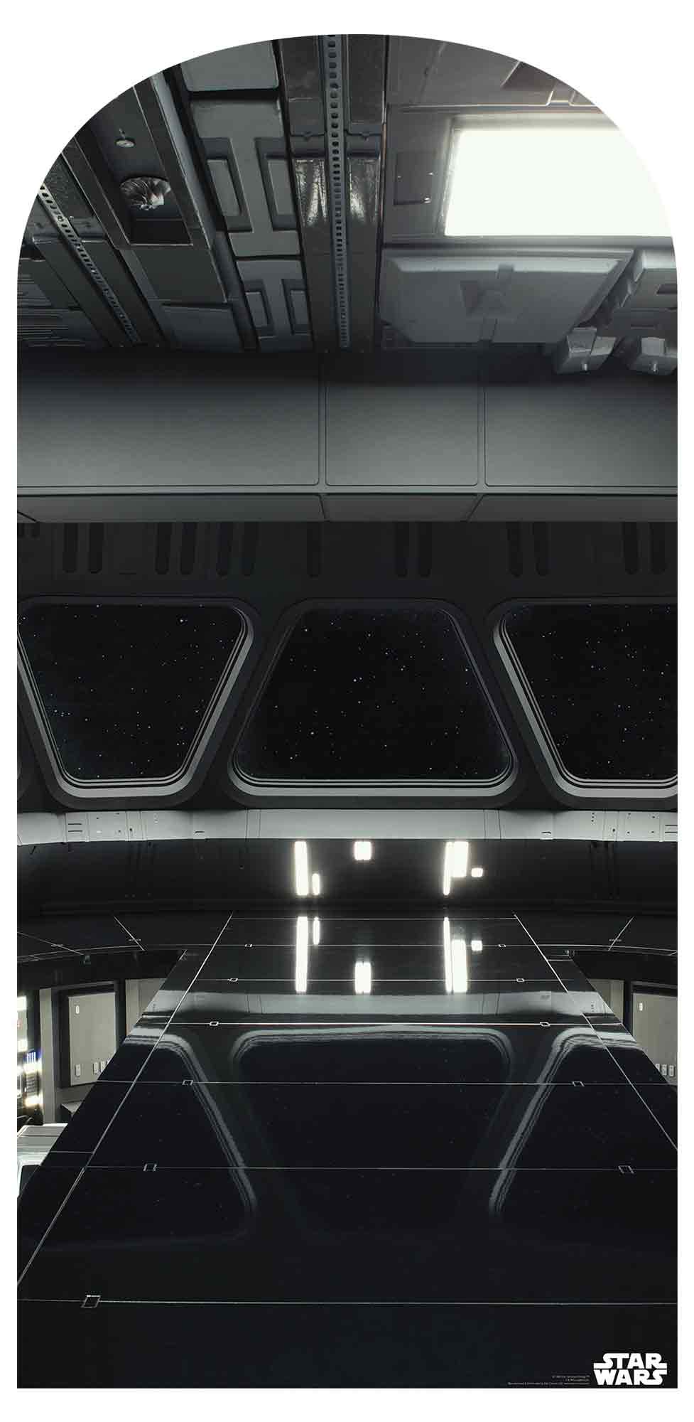 STAR CUTOUTS Ltd SC1461 Destroyer Bridge Star Wars Galaxy Backdrop Feature Perfect for Fans of The Dark Side Height 184cm Width 90cm, Multicolour โ image 1