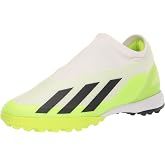 Adidas Unisex-Adult X Crazyfast.3 Turf White/Core Black/Lucid Lemon 11.5