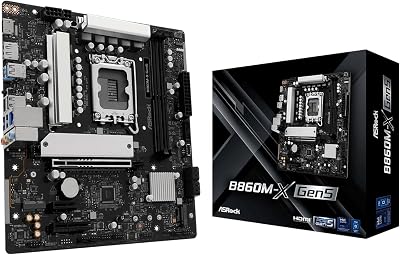 Placa Base B860M-X Gen5, Micro ATX, zócalo LGA1851, Chip Intel B860, DDR5 hasta 9066+ MHz, PCIe 5.0