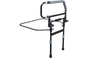Sangohe Heavy Duty Bed Rails for Senior & Elderly and People Falling Out of Bed - Foldable Bed Assist Handle - 504E
