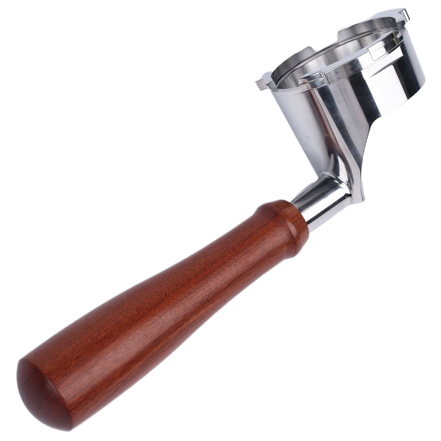 Photo 1 of Bottomless Portafilter for Ninja Luxe Café Premier Series ES601 & ES601C Models | Basket Not Included | Compatible with Stock Filter Basket | Wooden Handle