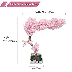CDDUOLA 6 ft Tall Cherry Blossom Tree Artificial