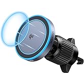UGREEN Qi2 15W for MagSafe Car Mount Charger, Compatible with MagSafe Car Charger Fast Charging, Air Vent Magnetic Car Phone 