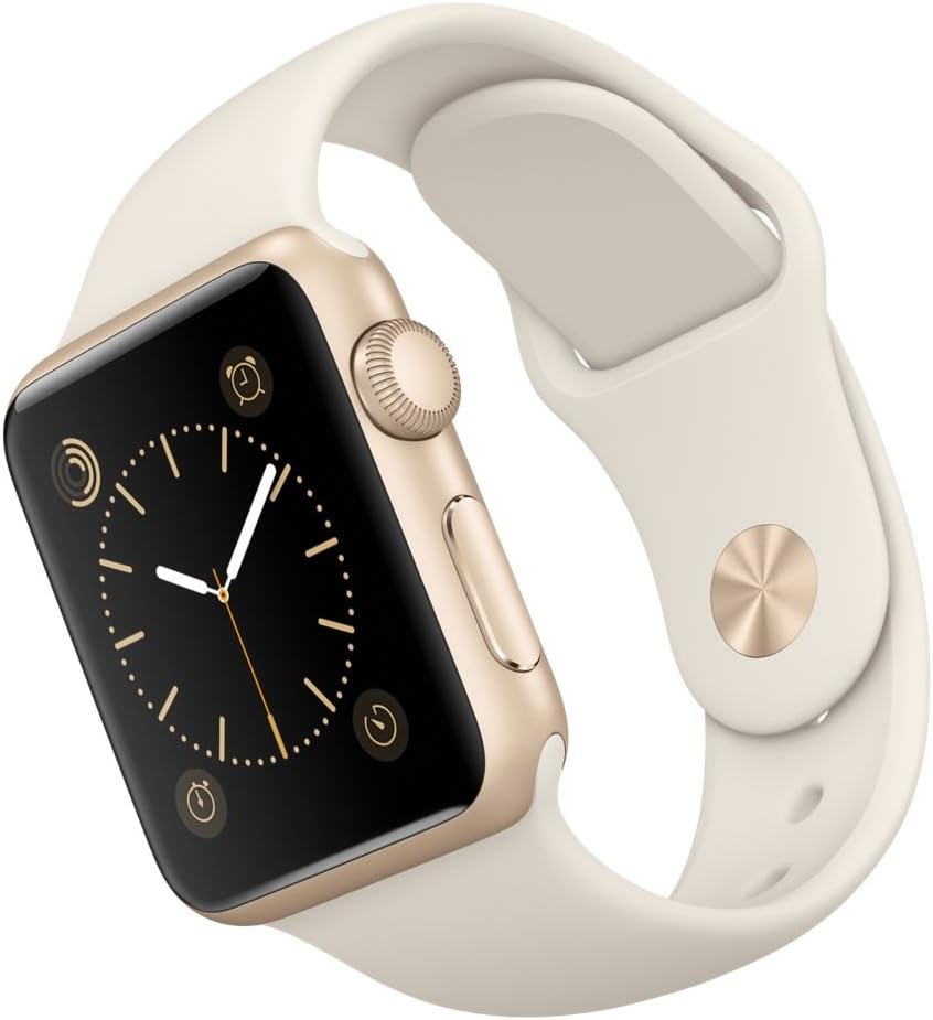 aluminium gold apple watch