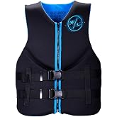 HyperLite Men's Indy Life Jacket - US Coast Guard Approved Level 70 Buoyancy Aid, Great for Any Water Sports Activity Including Boating, Paddle &amp; Swimming