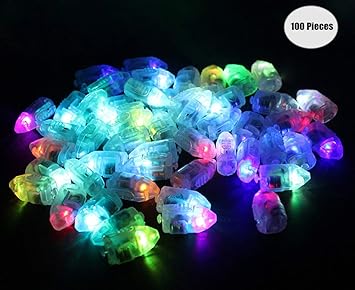 yuccer mini led bombillas luz balloon lights para globo celebracion cumpleanos partido decoracion luces de globo 100 piezas b bullet