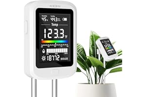 Soil Test Kit, Digital pH Meter/Temperature/Sunlight/Fertility and Soil Moisture Meter