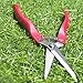 Pruning Shears Straight Tip Pruning Trimming Scissors Florist Scissors-Stainless Steel Ultra Sharp Multi-Purpose Hand Pruner Scissors for Garden Harvesting Fruits Vegetables, Trimming Flowers, Pinkthumb 2