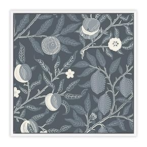 SIGNWIN Framed Canvas Wall Art Leaves Pattern Canvas...