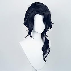 XiongXiongLe Dark Blue Wig for Pantalone Cosplay