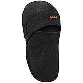 Timberland Men’s 2-in-1 Fleece Balaclava - Water Resistant, Convertible Hood with Face Cover, Soft Fleece for Cold Weather