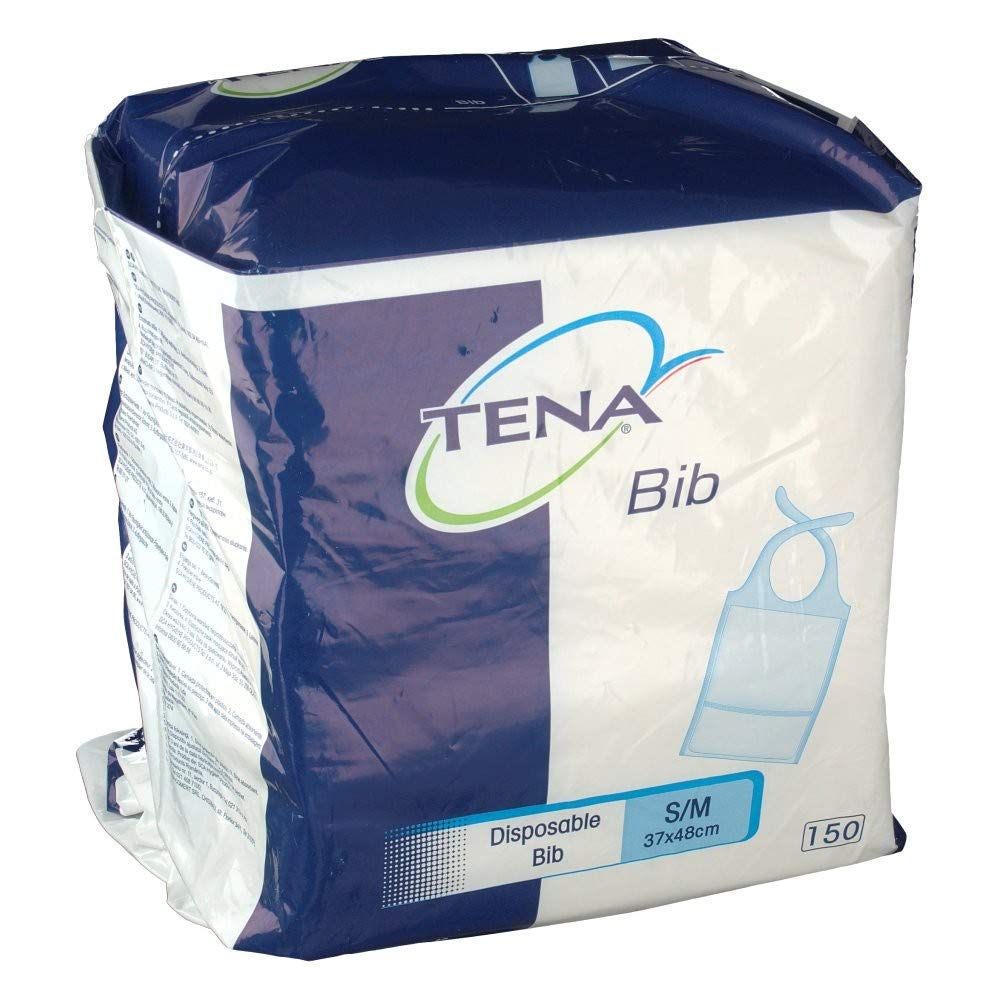 Tena - SCAHP720511 - Bib Bibs - S/M - 37 cm X 48 cm - Pack 150