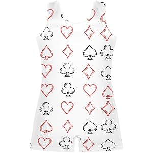 Aslsiy Gymnastics Leotards Girls Unitard with Shorts Biketards Toddler Dance Outfits 2-10T