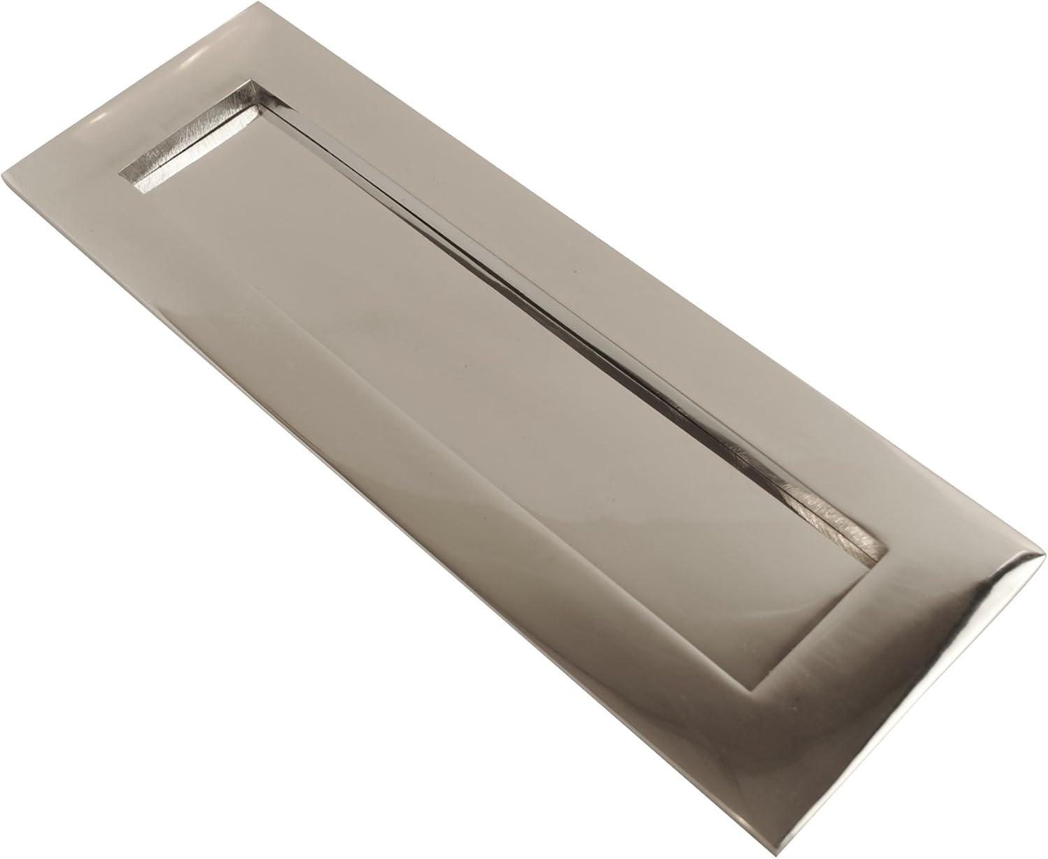 Victorian Letter Plate Polished Chrome 10"x4", 10" x 4"