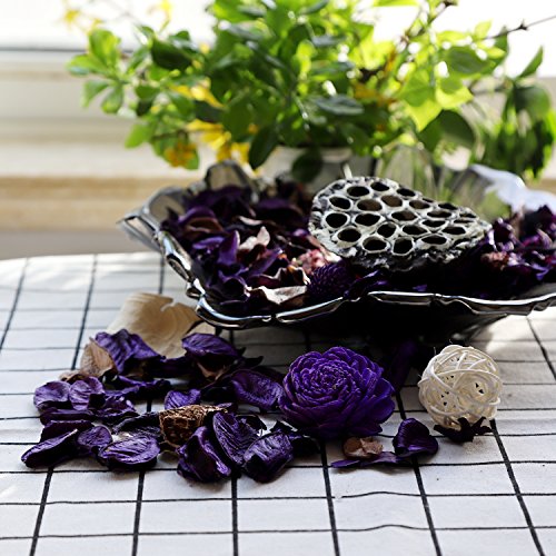 image for Qingbei Rina Gifts,Purple Lavender Scent Potpourri Bag,including lotus