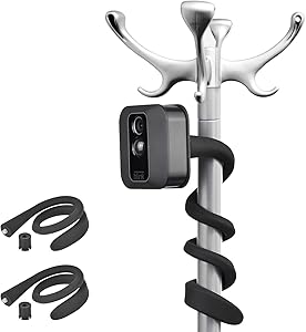 ALERTCAM 2Pack Flexible Twist Mount for Blink XT, Blink XT2, Blink Mini, All-New Blink Outdoor & Indoor Wireless Home Security Camera System - Black