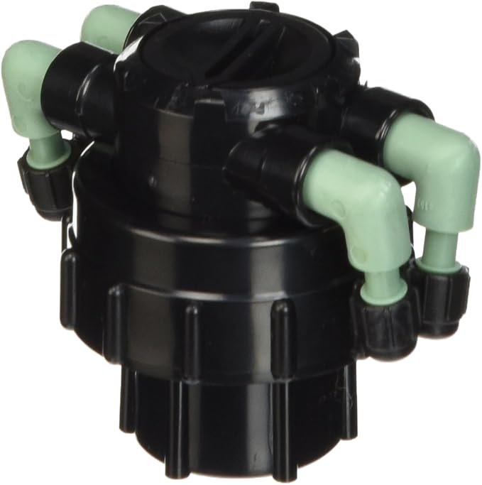 Orbit 4Port Water Drip Irrigation Manifold for 1/4" Tube, Dripping