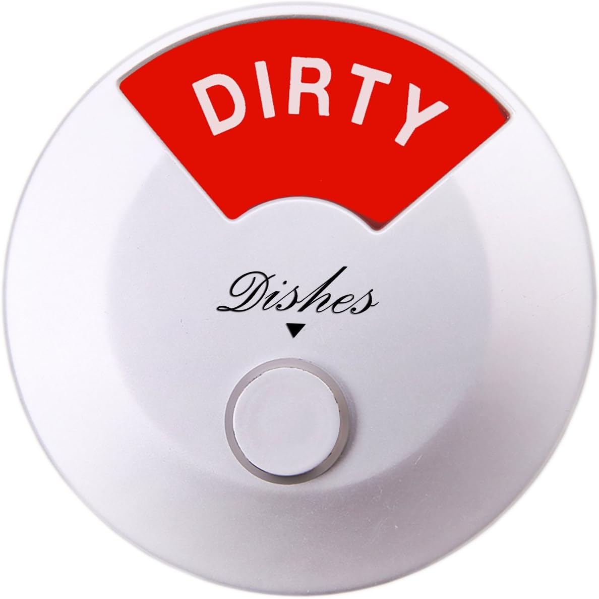 Dishwasher Clean Dirty Sign, Round and Rotating Design, Non