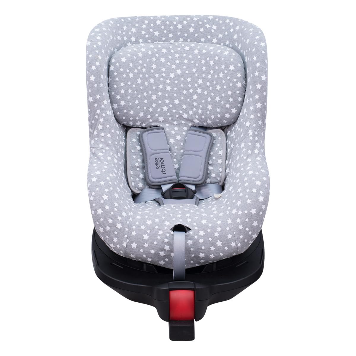 JYOKO KIDS Cover Liner for Romer Dualfix Swingfix Isize (White Star, DUALFIX ISIZE - SWINGFIX ISIZE)