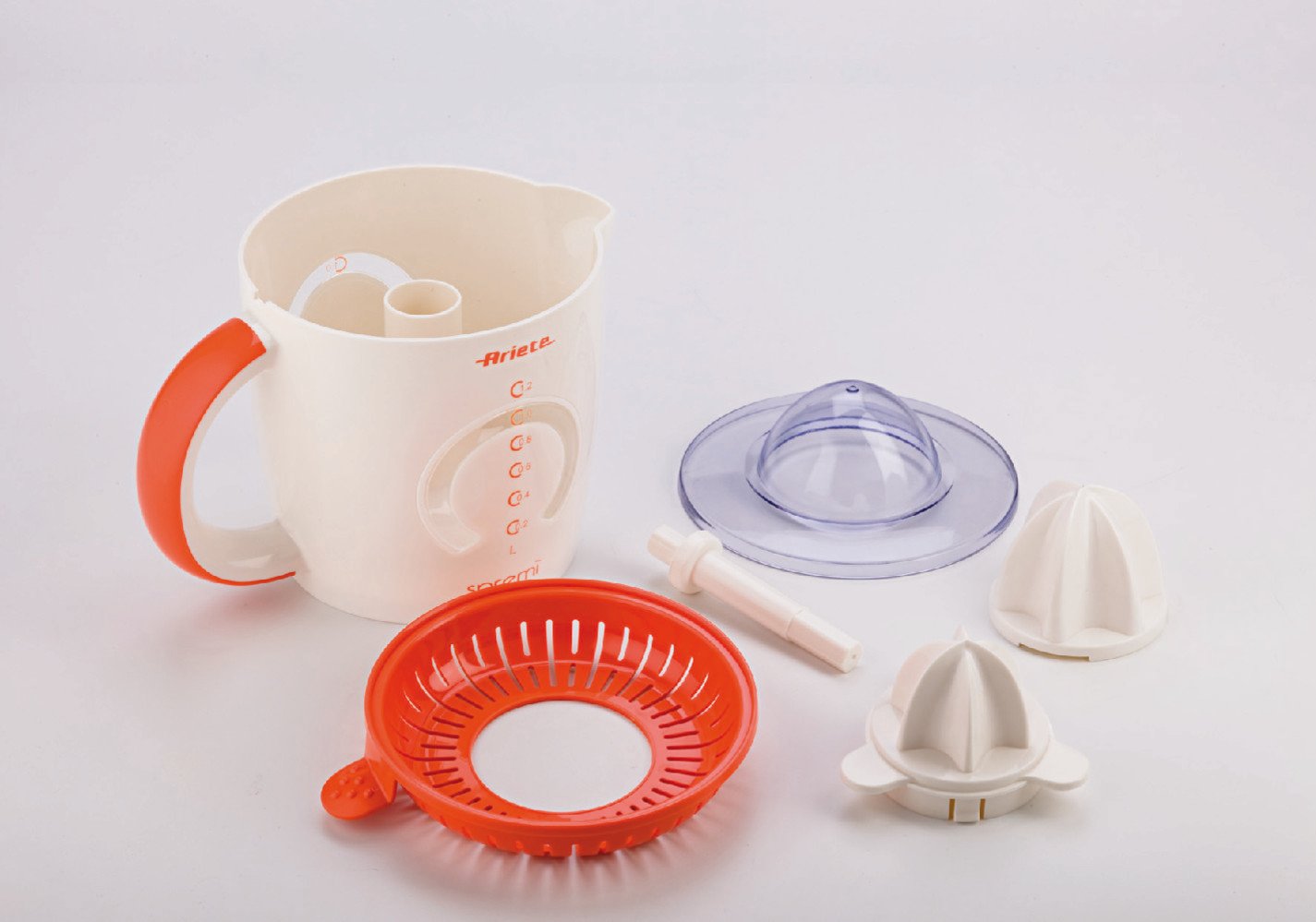 Ariete 408 EXPRIMIDOR SPREMÌ, 40 W, De plástico, Blanco/Naranja: Amazon.es: Hogar