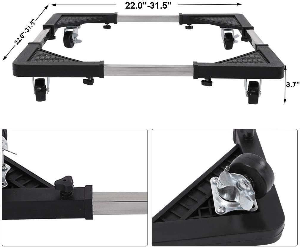 Dollies Ljnuanrg Universal Movable Roller with 4 Locking Wheels for