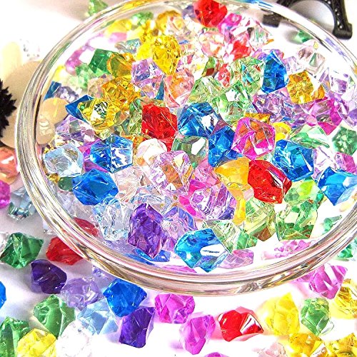 Bogo Arty Acrylic Crystals Clear Gems Ice Rocks Colored Stones for Vase