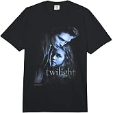 Twilight Main Poster Edward and Bella Blue Embrace Movie Comfort Colors Adult Heavyweight T-Shirt
