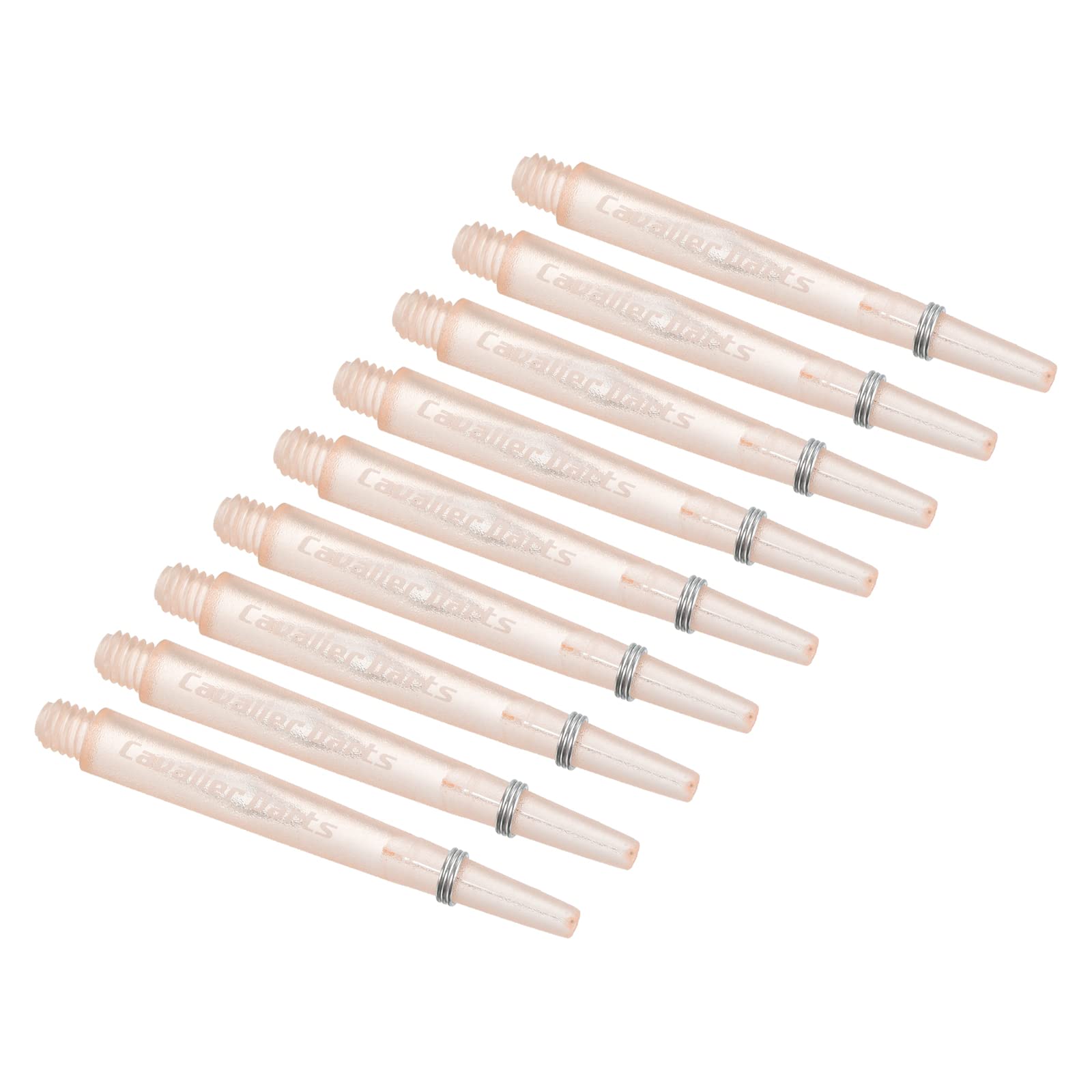 PATIKIL 45mm Dart Shafts, Medium 2BA Thread Plastic Dart Stems Dart Accessories for Steel Tip - 9 Pack (Orange)