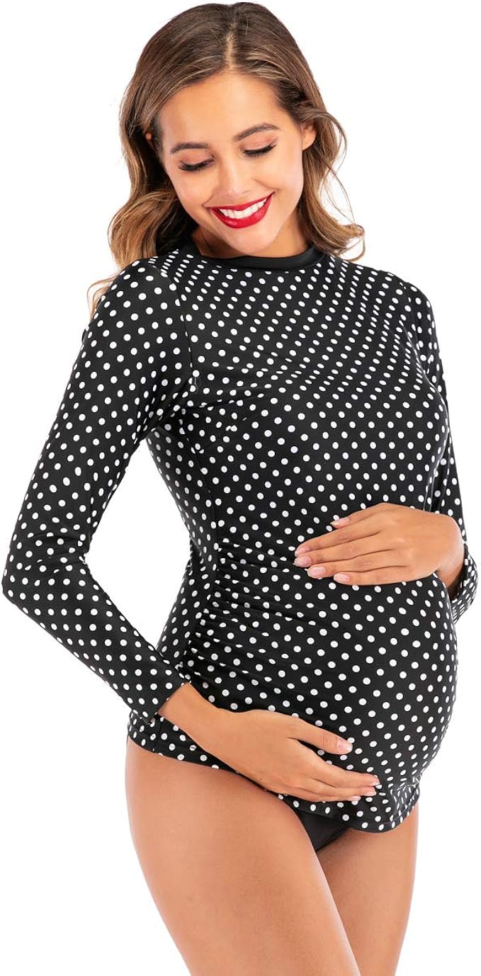 maternity swimwear with sleeves