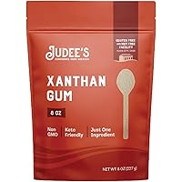 Judee's Xanthan Gum - 8 oz - Baking Supplies- Delicious and 100% Gluten-Free - Great for Keto Syrups, Soups, and Sauces - Thi