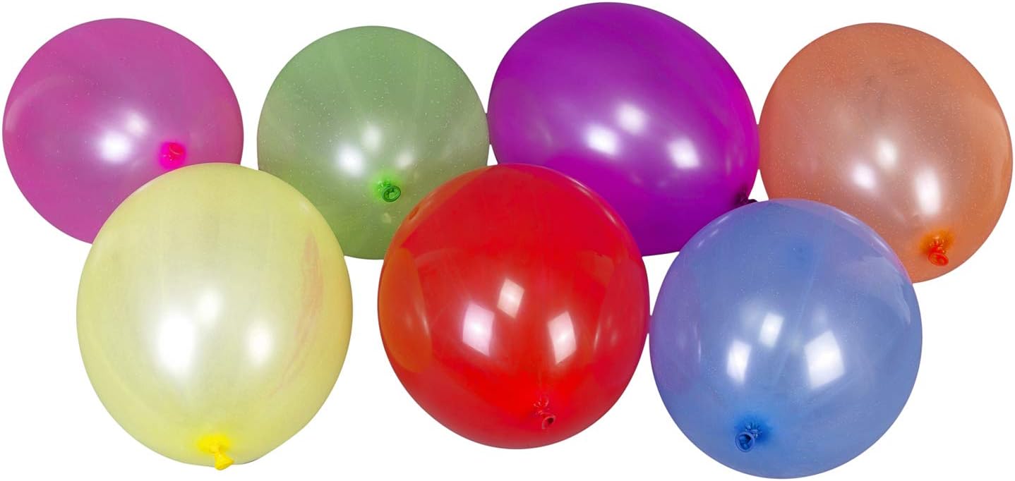 Trimming Shop 10PCS Large Punch Balloons for Kids 12 Inch Thick & Strong Bouncy Balloons with Elastic String - Image 5
