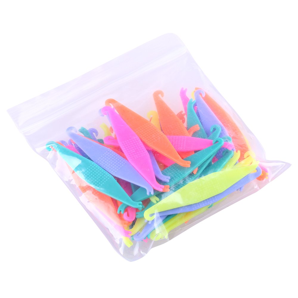 RZJZGZ Dental Elastic Rubber Bands Placers for Braces Disposable Plastic Orthodontic Elastic Placers Multi-color (15PCS) : Beauty
