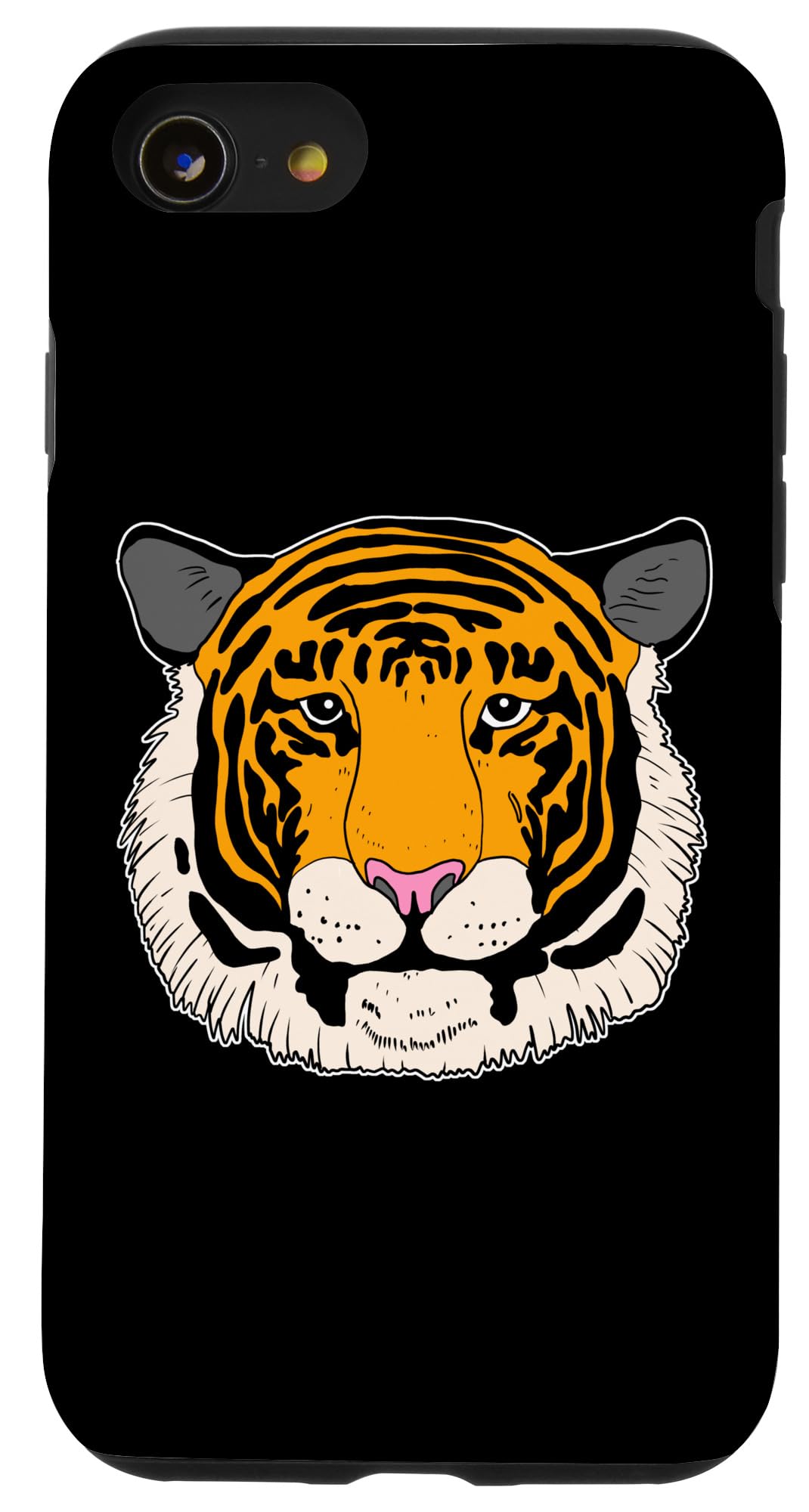 iPhone SE (2020) / 7 / 8 Hand Drawn Tiger Head Realistic Style Case